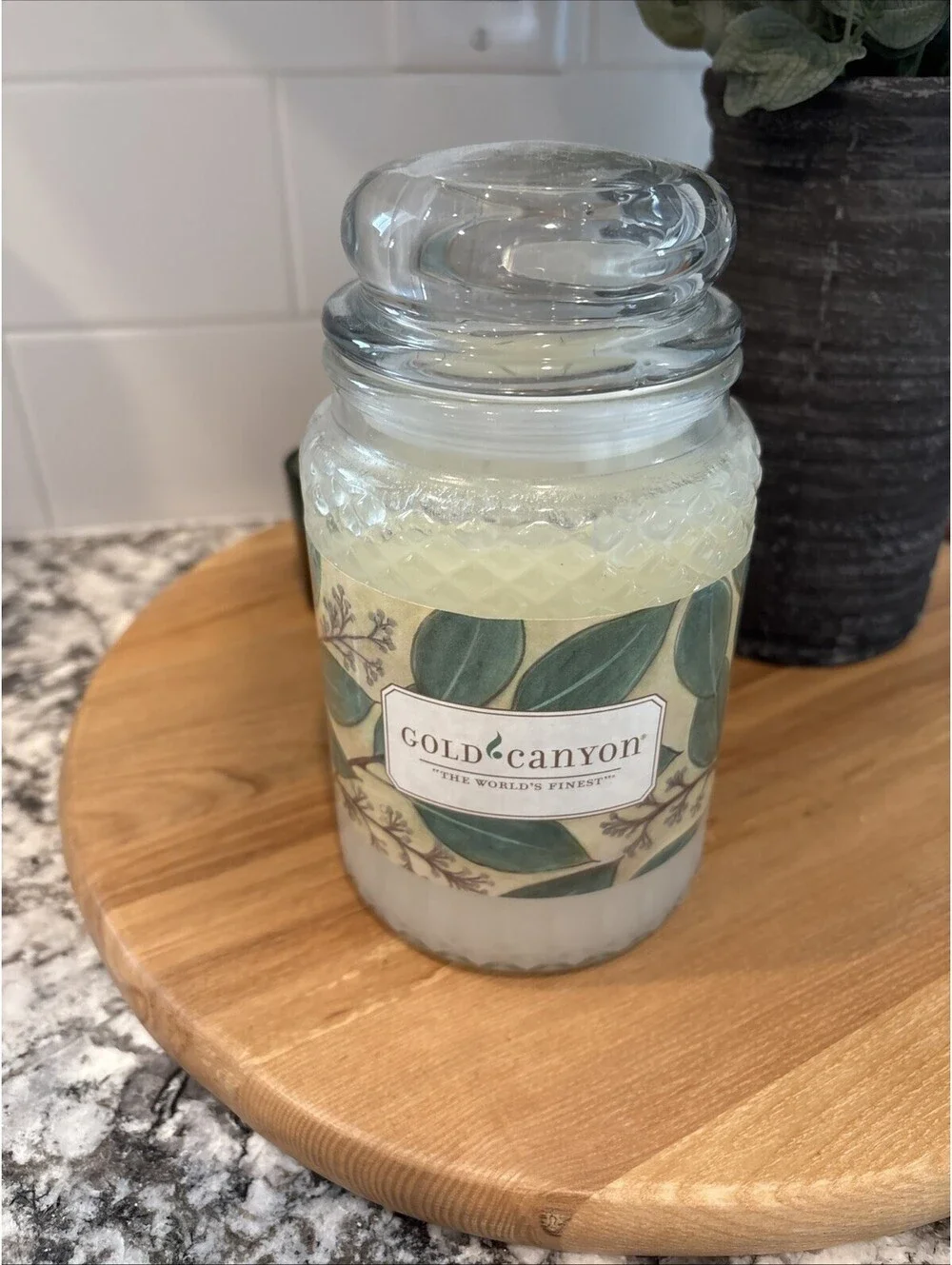Gold Canyon Candles 26 Oz  Eucalyptus Candle For Spa Massage Facial Relaxing  🍃
